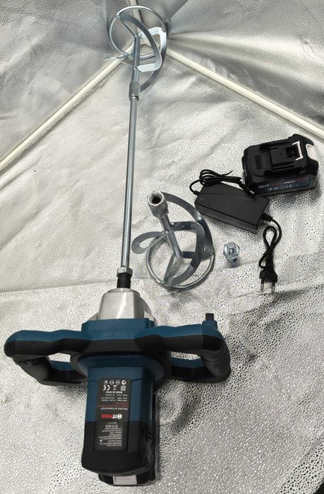 Mixer vopsele & mortar 2x62V – Mobilitate totala