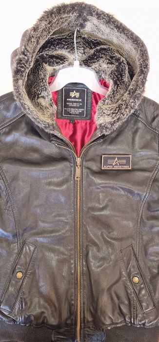 Geaca piele Alpha Industries