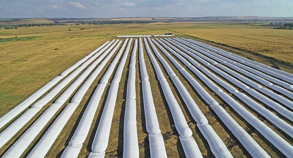 Полимерные рукава для хранения (зерна и кормов)