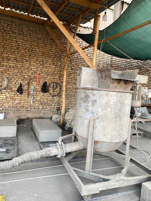 Газоблок ва гипсоблок ишлаб чикариш ускуналари комплект сотилади