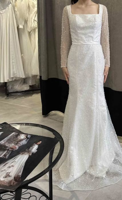 Срочно продам свадебное плаье размер s/m