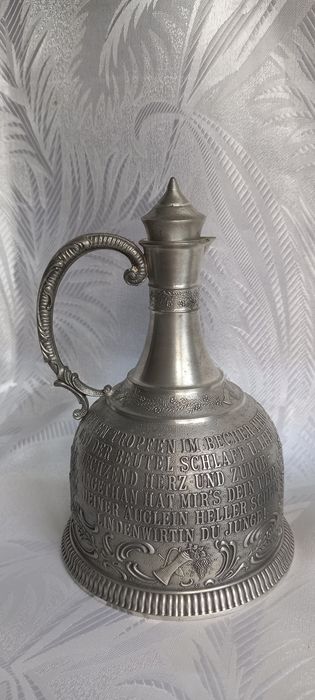 Немски Калаен сервиз за ракия шотове/Трофей сръндак, документ