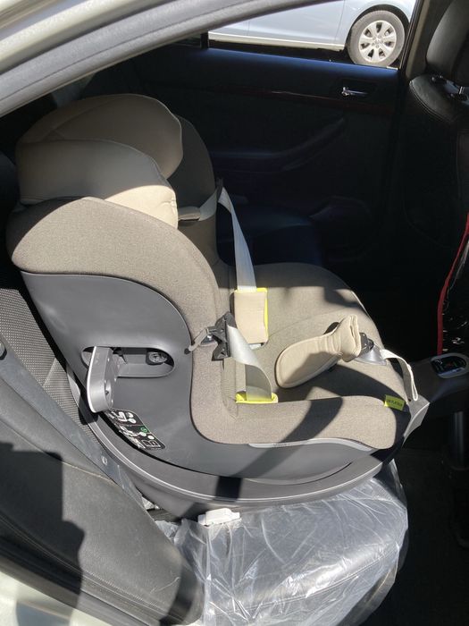 Scaun auto ISOFIX rearfacing i-Size GB Vaya, 45 -105 cm, Verde kaki