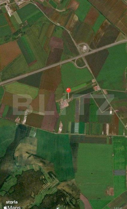 Teren intravilan, 6759 cu PUZ pentru hala, zona Alba-Sebes langa A1