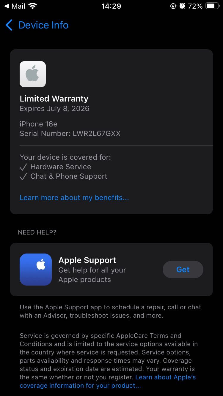 Apple iPhone 16e