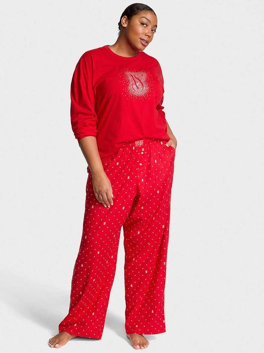 Pijamale bumbac Victoria's Secret