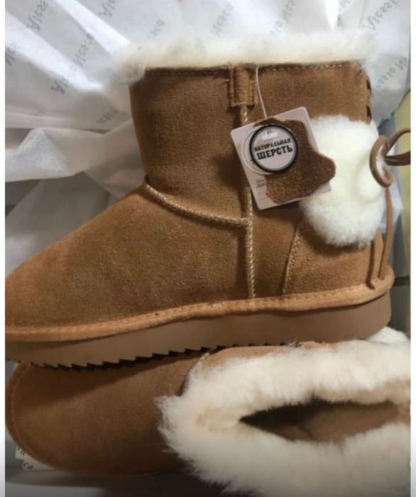 Женские  уггиНатуральная замша