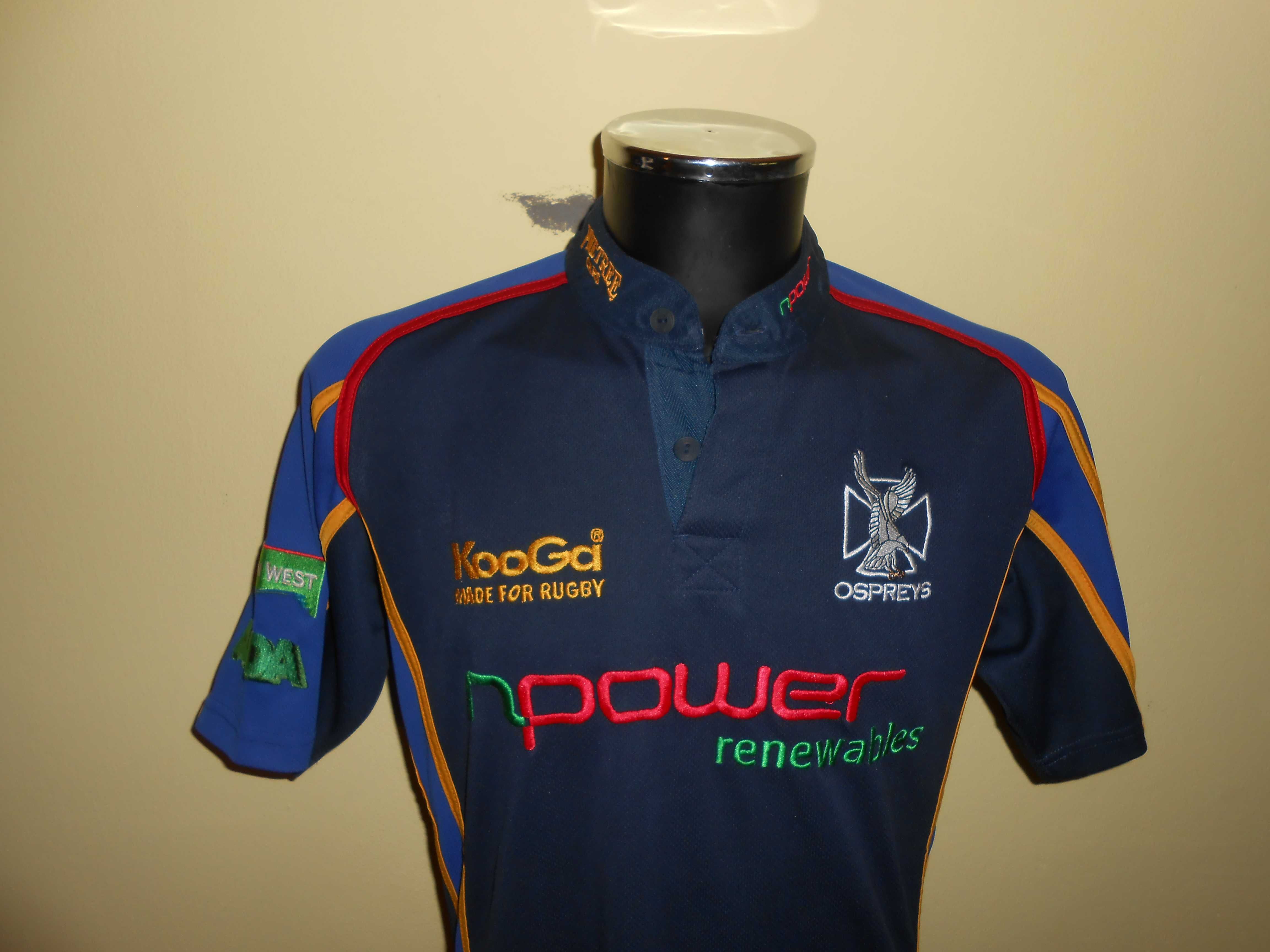 tricou rugby ospreys tara galilor kooga size M