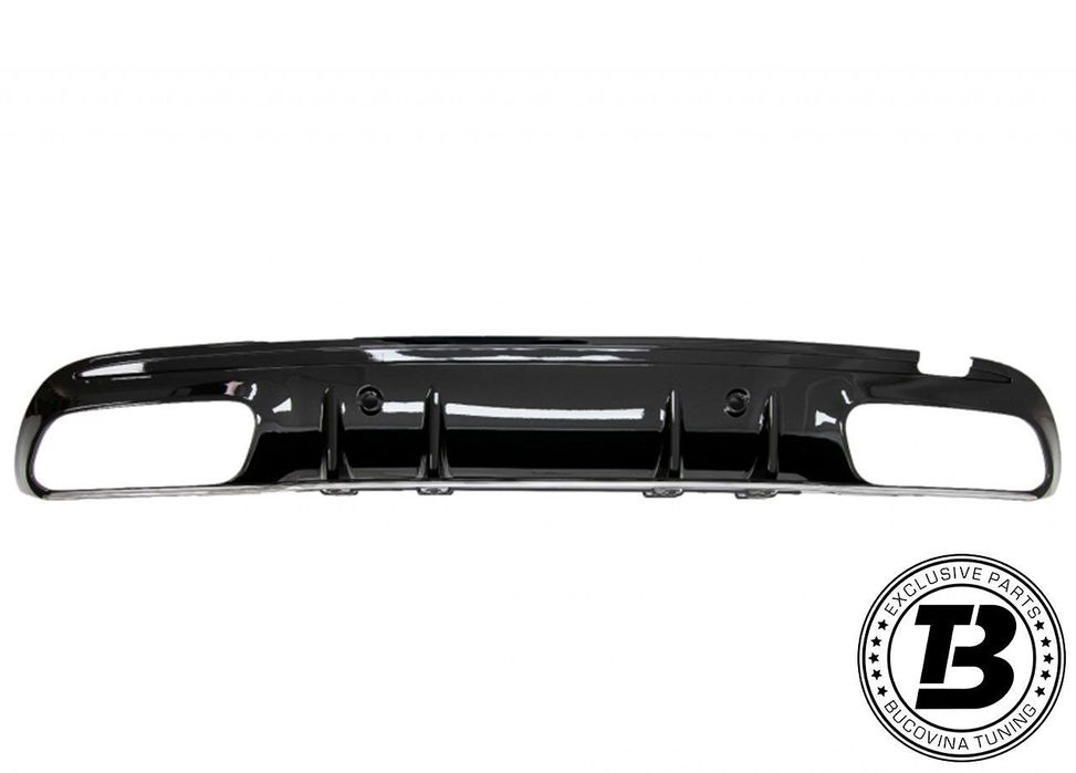 Difuzor Bara Spate cu Ornamente compatibil cu Mercedes C Class W205 C63 Design