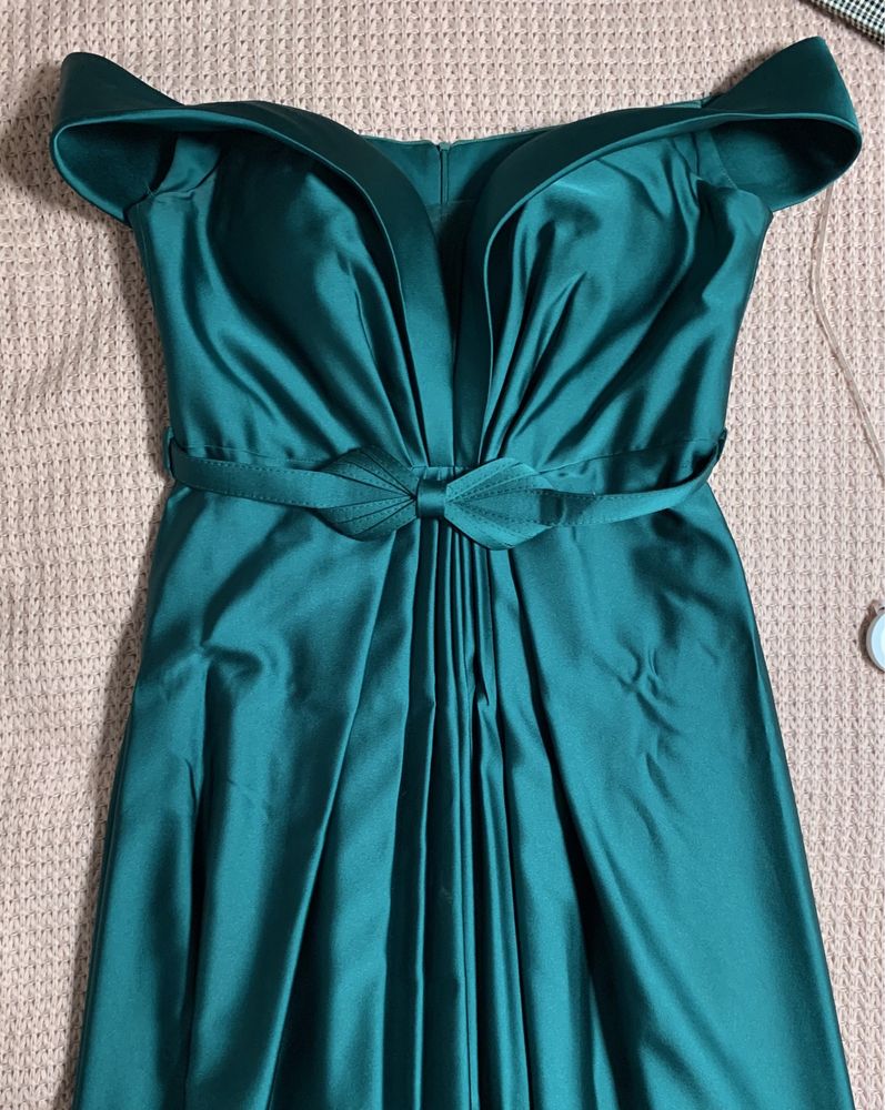 Rochie de seara verde smarald