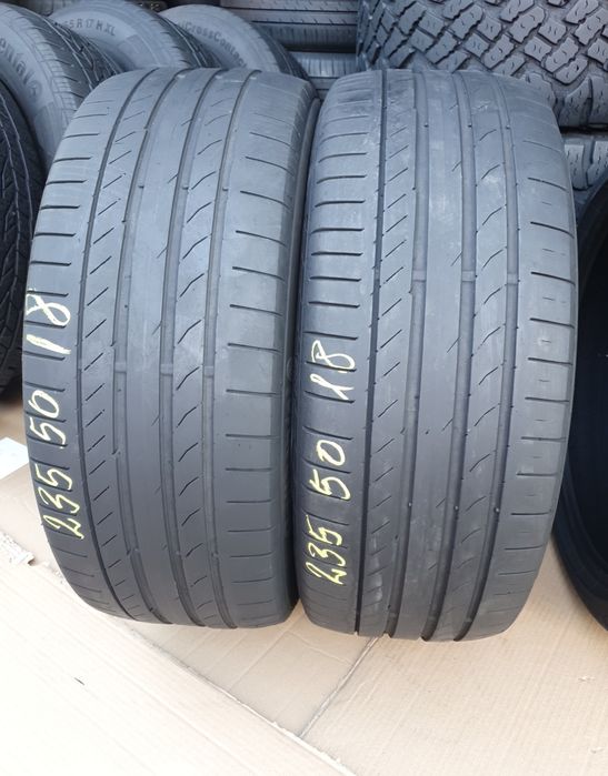 2 Anvelope vară Continental 235 50 R18 DOT 3519.