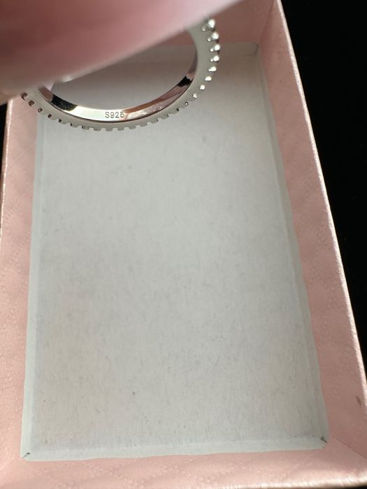 Inel argint cu moissanite