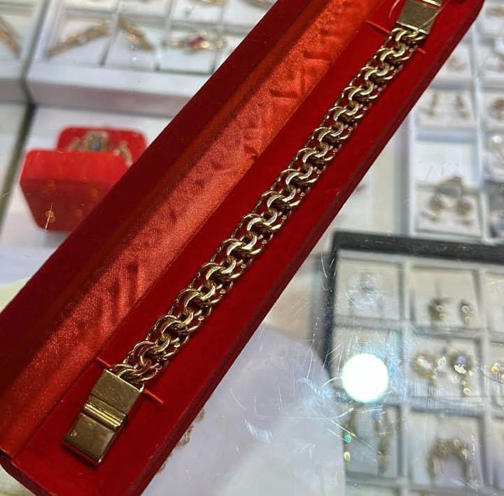 Браслет 585пр.44.58гр 19,5см