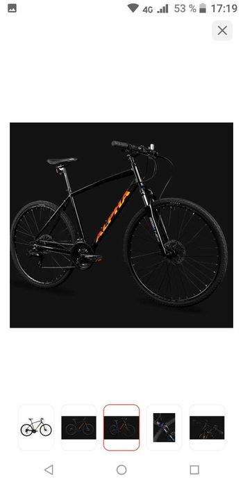 Велосипед ALPHA CROSSLINE 5 HD 2023 20 дюймов черный