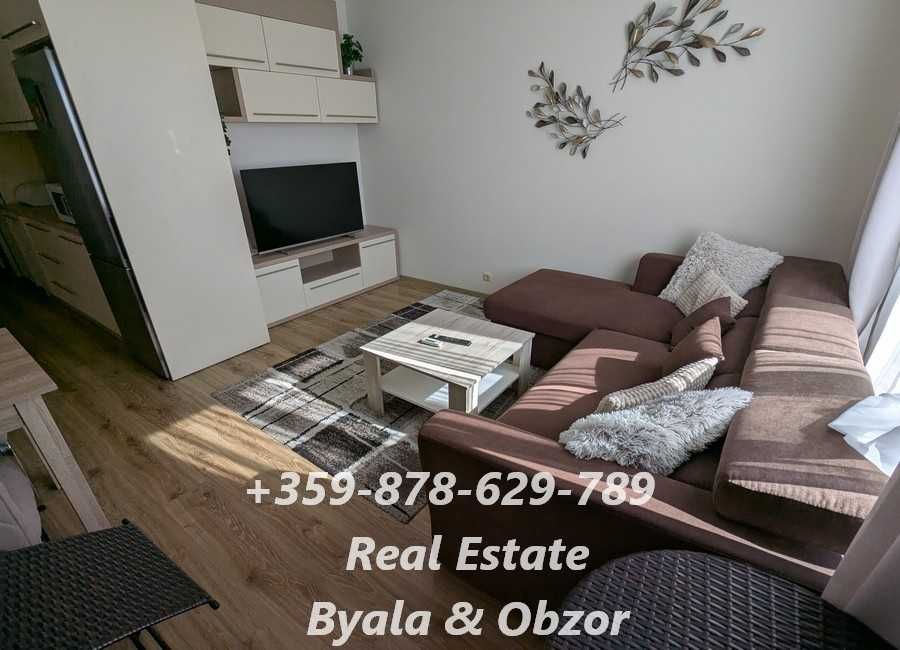 Добре обзаведен двустаен апартамент в гр.Обзор