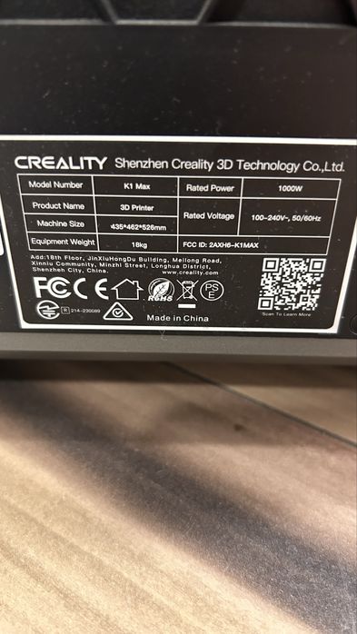 Creality k1 max 300/300/300 3d printer 3д принтер