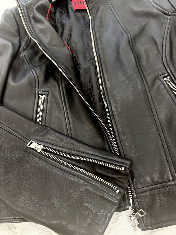 Дамско кожено яке Hugo Boss