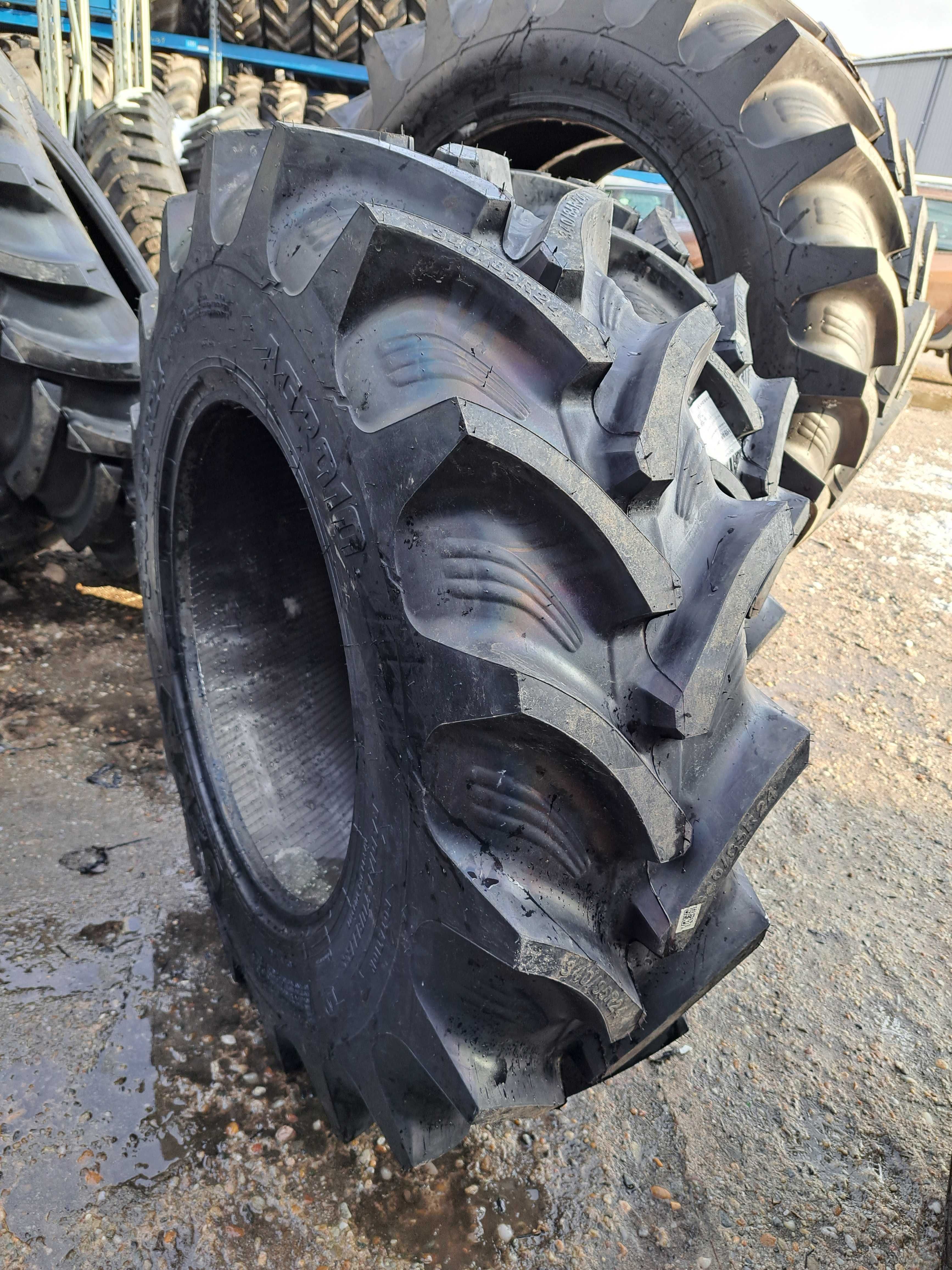 Cauciucuri noi 340/85R24 OZKA radiale 13.6R24 tractor cu incarcator