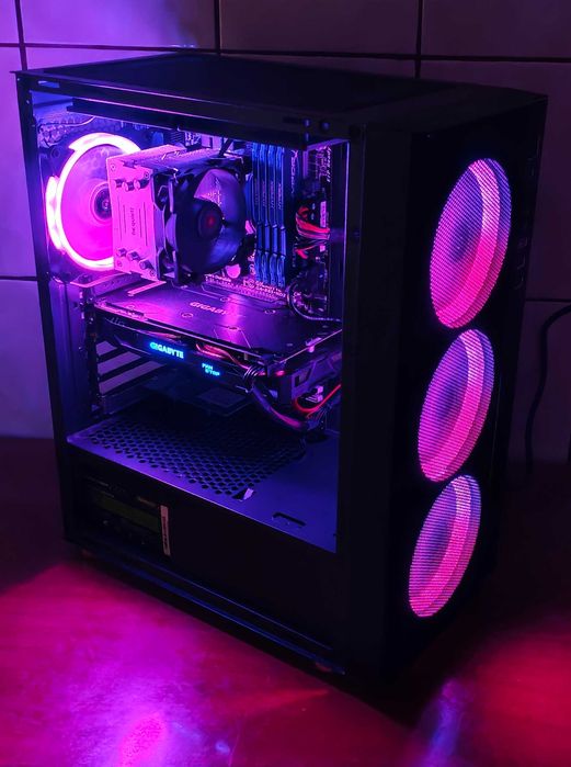 PC Gaming RGB RX580 8Gb, 16GB Ram