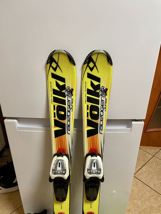 Schiuri copii 100 cm volkal cu clapari set