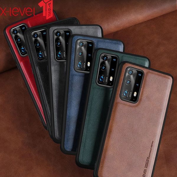 Huawei Mate 40 Pro / P40 Pro / P40 Pro+/ X-LEVEL Лукс кожен кейс