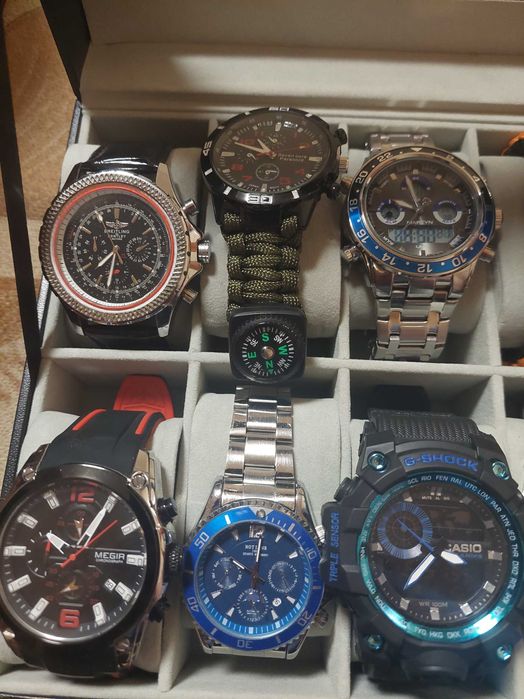 Лот ръчни мъжки часовници