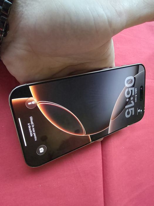 -Iphone 16Pro Max, ca Nou, 1,02Tb, 8Ram, bat: 94%- cicluri incarcare,
