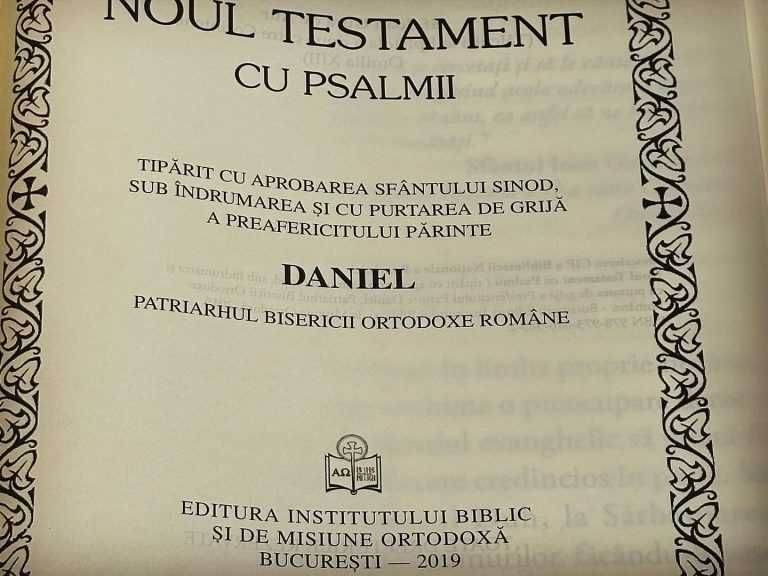 Noul Testament cu Psalmii A4 ( cu scris mare )