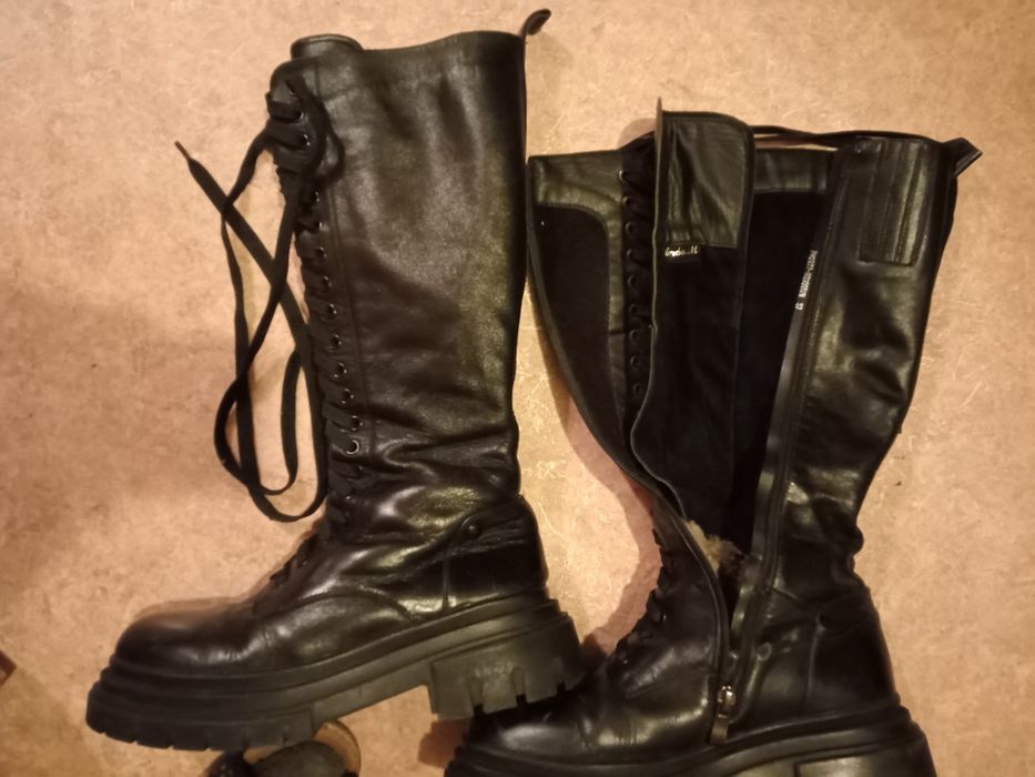 Продам сапоги!шнуровка.