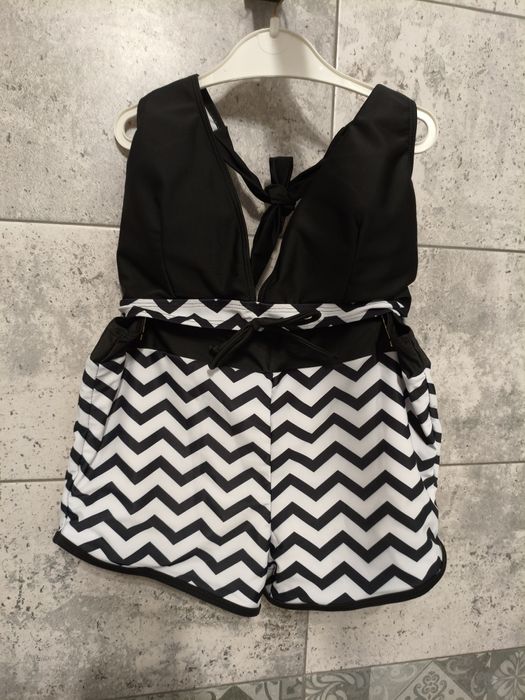 Costum de baie  damă 2 piese, negru, L