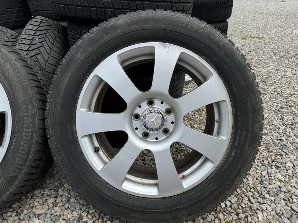 Mercedes 17” джанти S CLS +  Continental зимни гуми