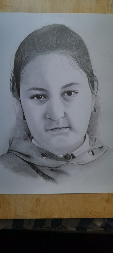 Portret chizib beraman  qo‘lda va elektron shaklda