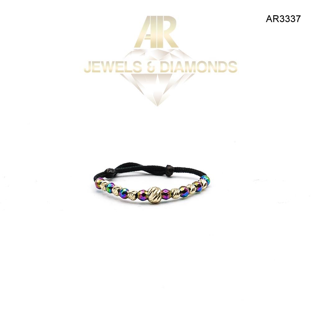 Inel Aur 14 K pe snur model nou ARJEWELS(AR3337)