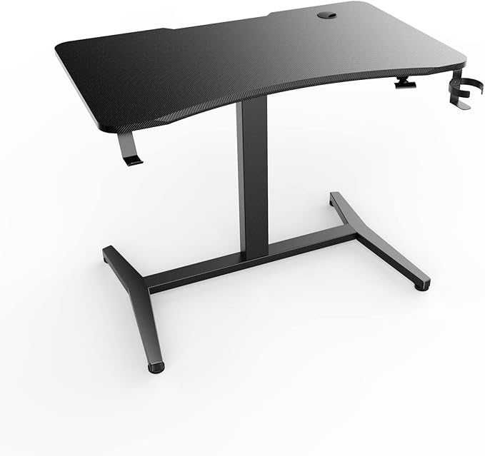 Маса с регулируема височина Airlift с кука за слушалки 100x 60x 117см