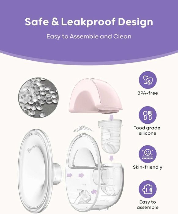 Електрическа помпа за кърма Nuliie S32, 4 режима, 9 нива, 24 мм