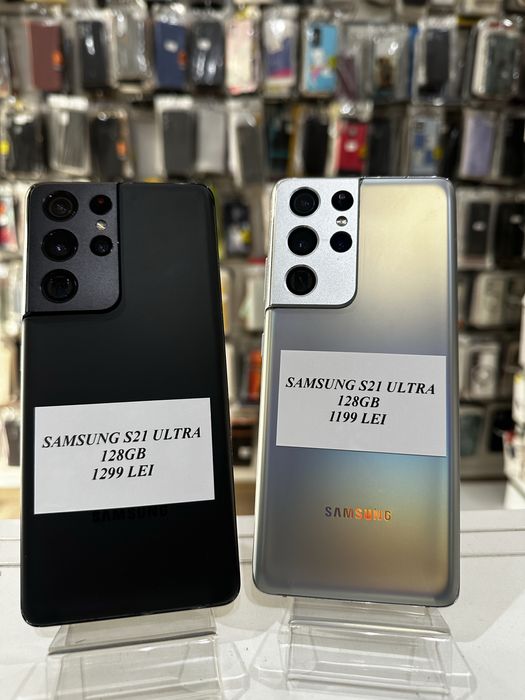iSellStore Vâlcea: Samsung Galaxy S21 Ultra 128GB Black/Silver
