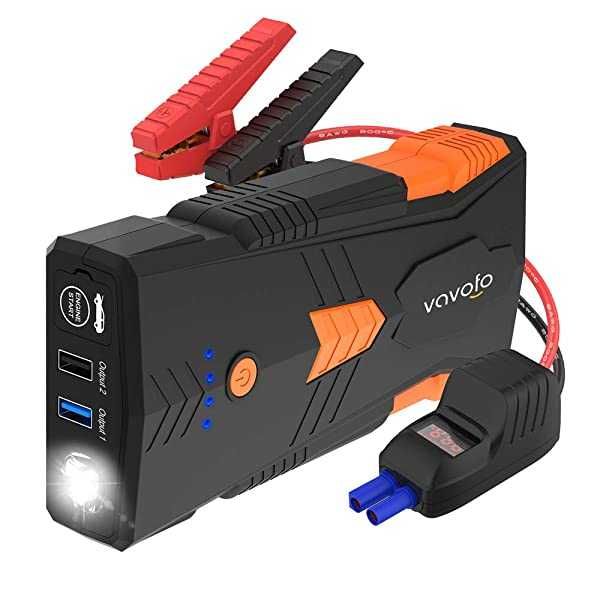 Vavofo 1500A Jump Starter стартов бустер до 7 литра двигатели