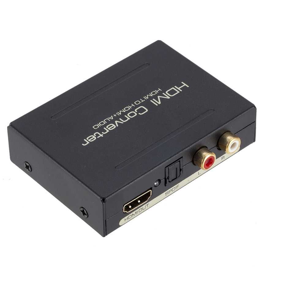 Convertor HDMI la HDMI + audio Optic SPDIF + RCA, 4K+2K, alimentare DC