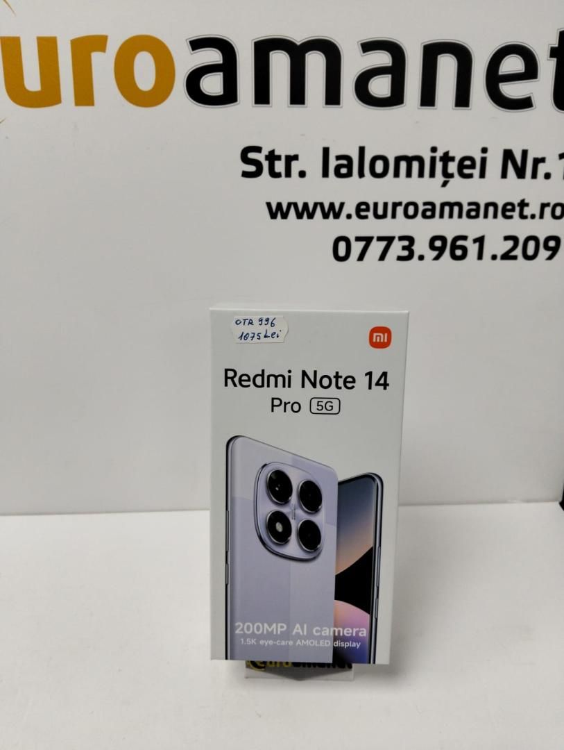 Telefon mobil Xiaomi Redmi Note 14 Pro, 8GB RAM, 256GB, 5G, -B-