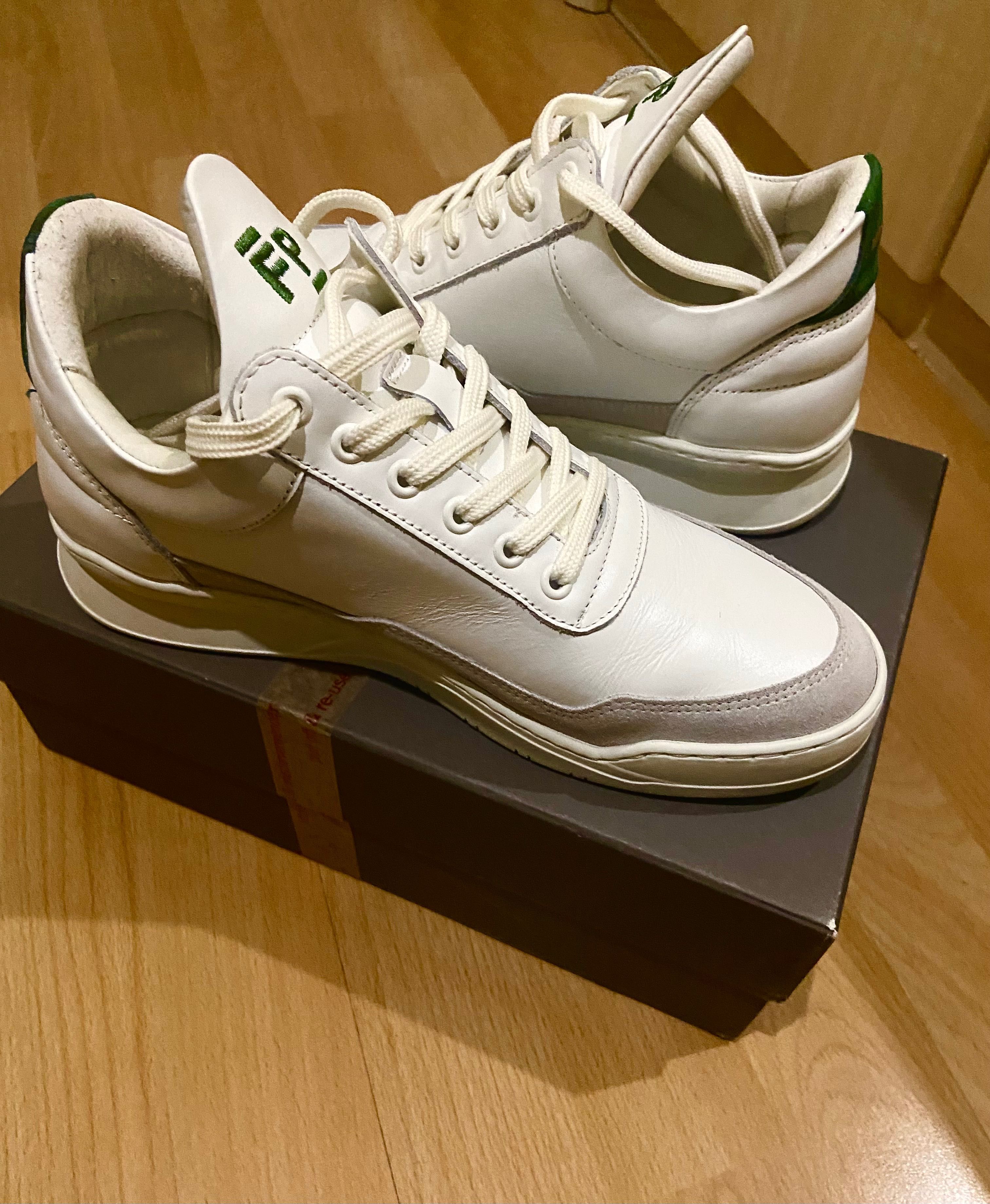 FILLING PIECES low top ghost green