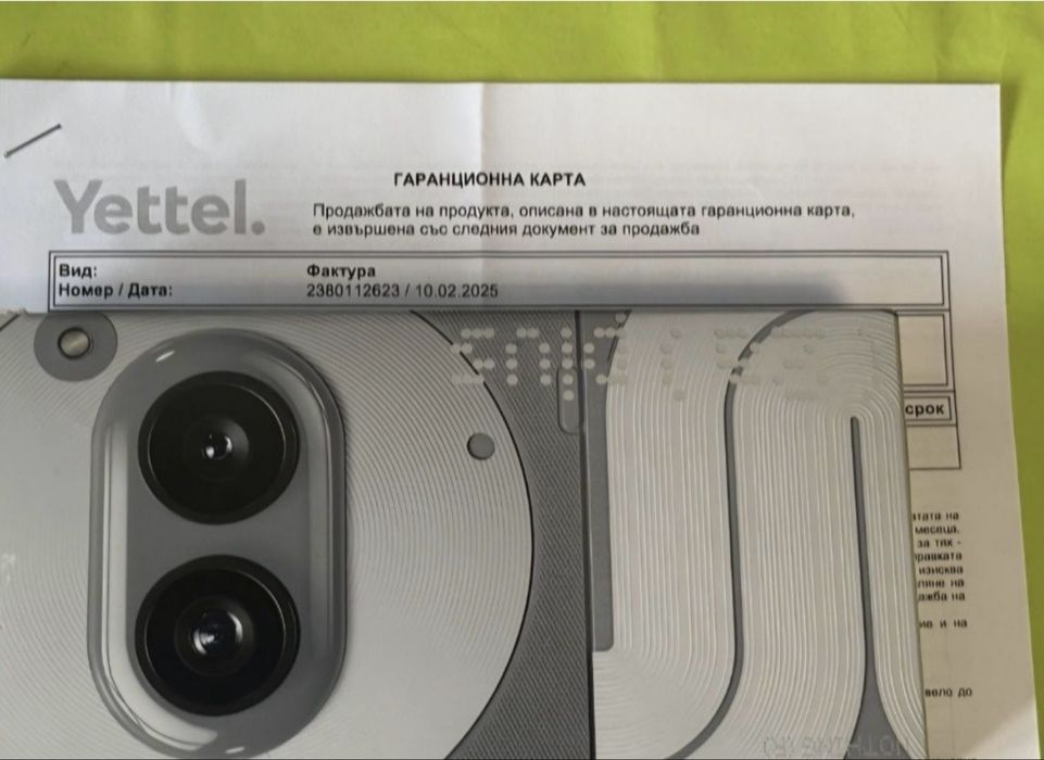 КАТО НОВ 256GB Nothing Phone 2A Plus 5G Гаранция Yettel 2028 Grey