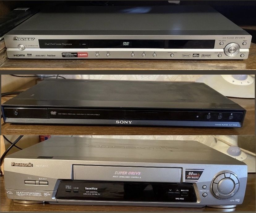 Sony Pioneer Panasonic DVD/CD/VIDEO player