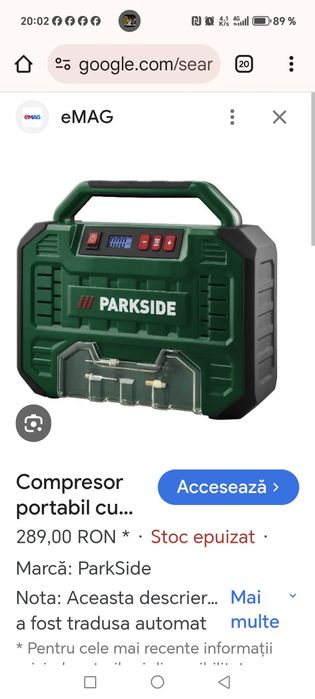 Compresor aer 12+230V