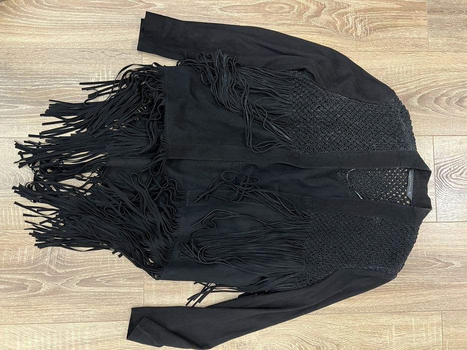 Geaca noua piele naturala Zara marimea M