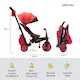 Tricicleta pliabila Smart Trike rosu