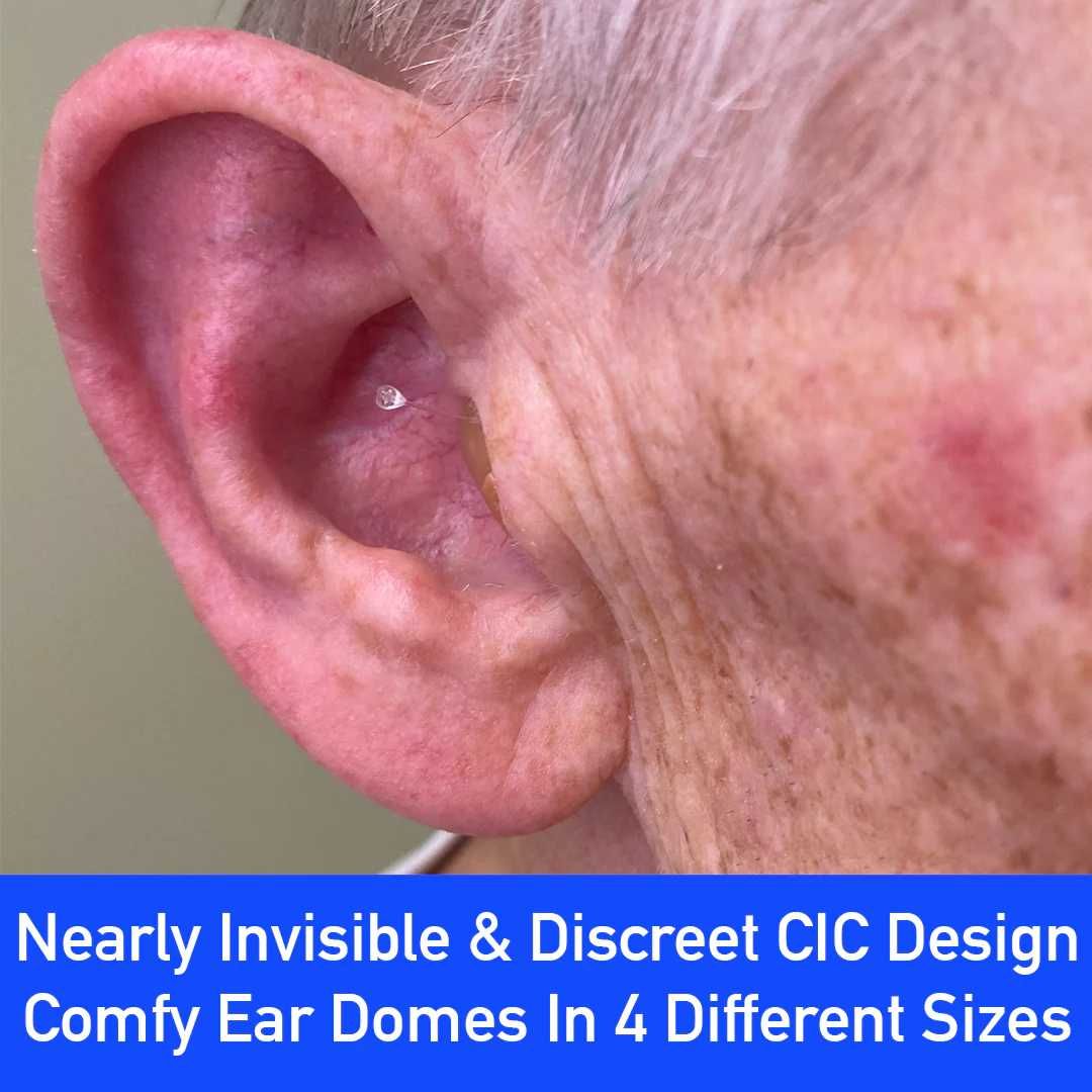 Чисто нови слухови апаратчета в ухото или зад ухото. The Hearing Co.