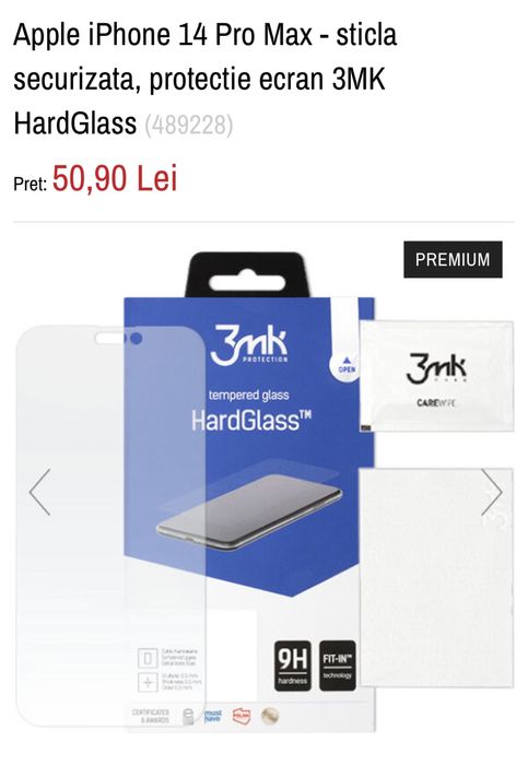 Folie Sticla IPhone 14 Pro MAX