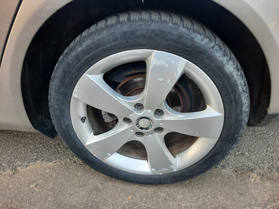 Vând jante aliaj 5x112 pe 17. Cauciucuri iarnă