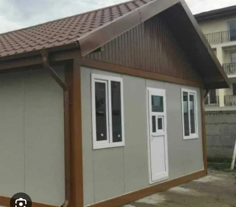 Casă pe structură metalică