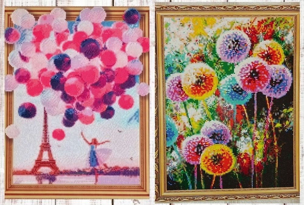 Идеальный подарок. Картина в технике Алмазная мозайка.